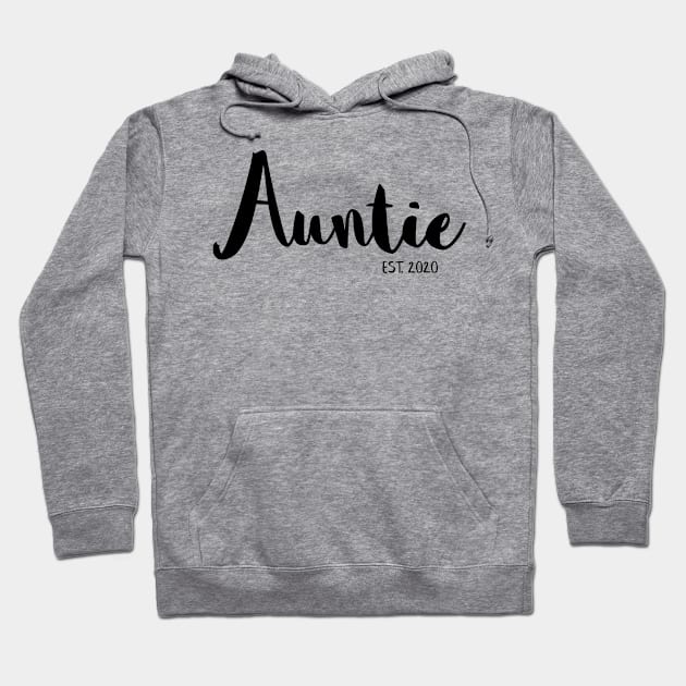 Auntie est. 2020 Hoodie by Bumblebee's Designs